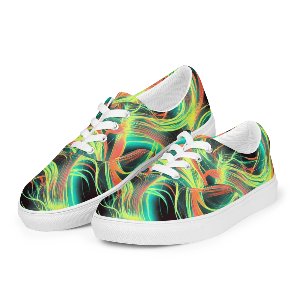 Vital Strands on Men's Lace-Up Canvas Shoes — Left Front