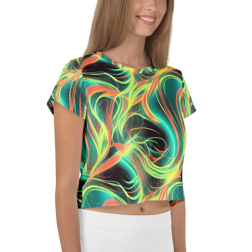 Vital Strands on Crop Tee — Right
