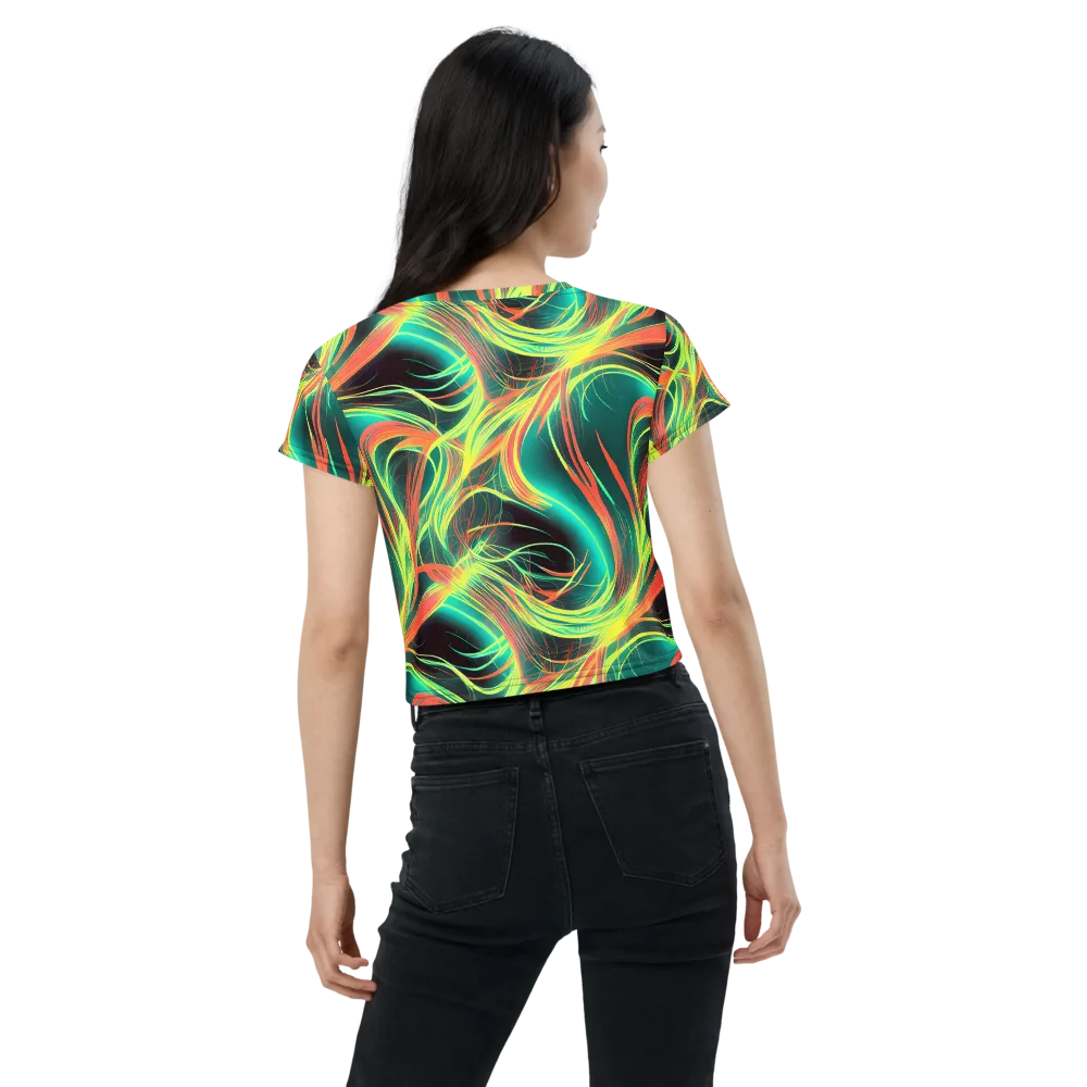 Vital Strands on Crop Tee — Back