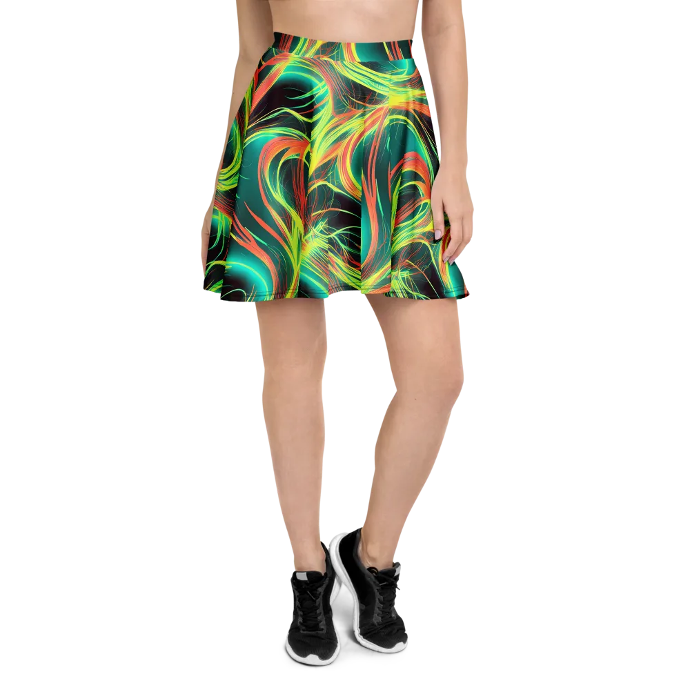 Vital Strands on Skater Skirt — Front