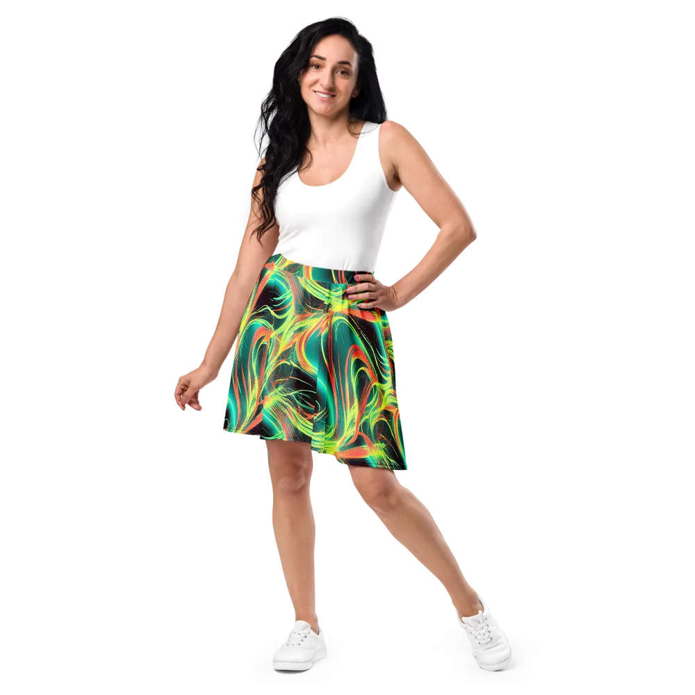 Vital Strands on Skater Skirt — Front