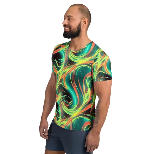 Vital Strands on a Men's Athletic T-Shirt