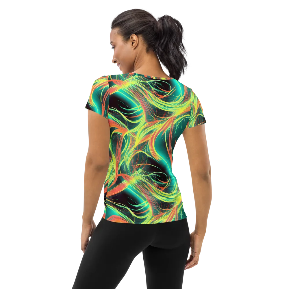 Vital Strands on Women's Athletic T-Shirt — Back