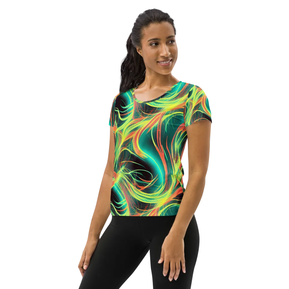 Vital Strands on Women's Athletic T-Shirt — Left