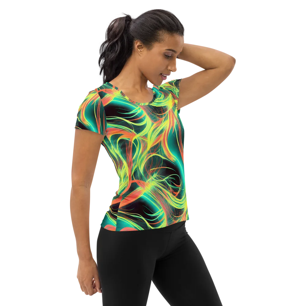 Vital Strands on Women's Athletic T-Shirt — Right
