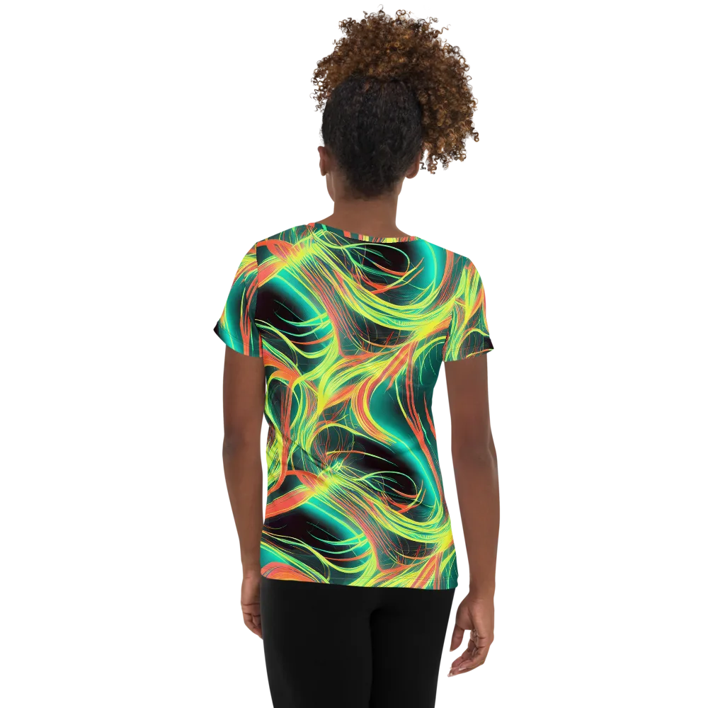 Vital Strands on Women's Athletic T-Shirt — Back