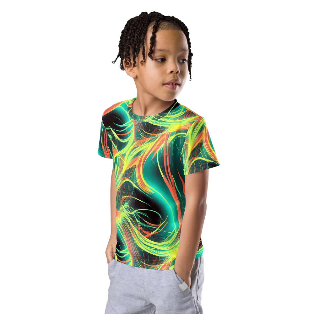Vital Strands on Kids Crew Neck T-Shirt — Left Front