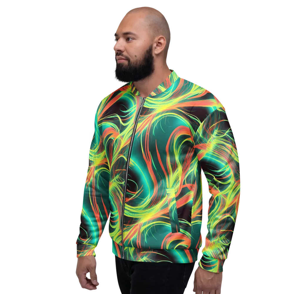 Vital Strands on Bomber Jacket — Left