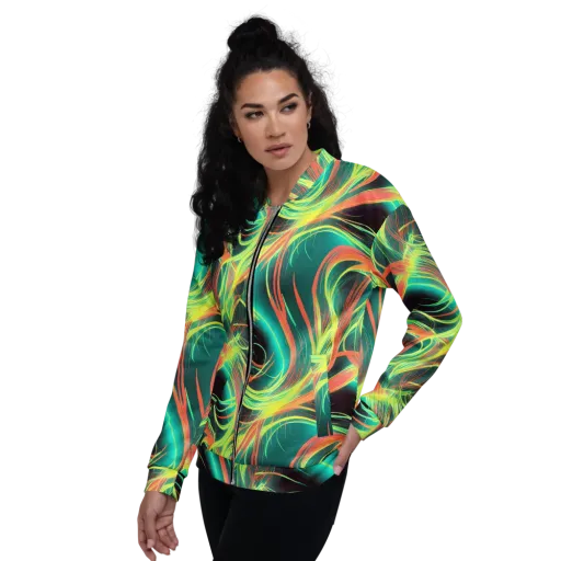 Vital Strands on a Bomber Jacket