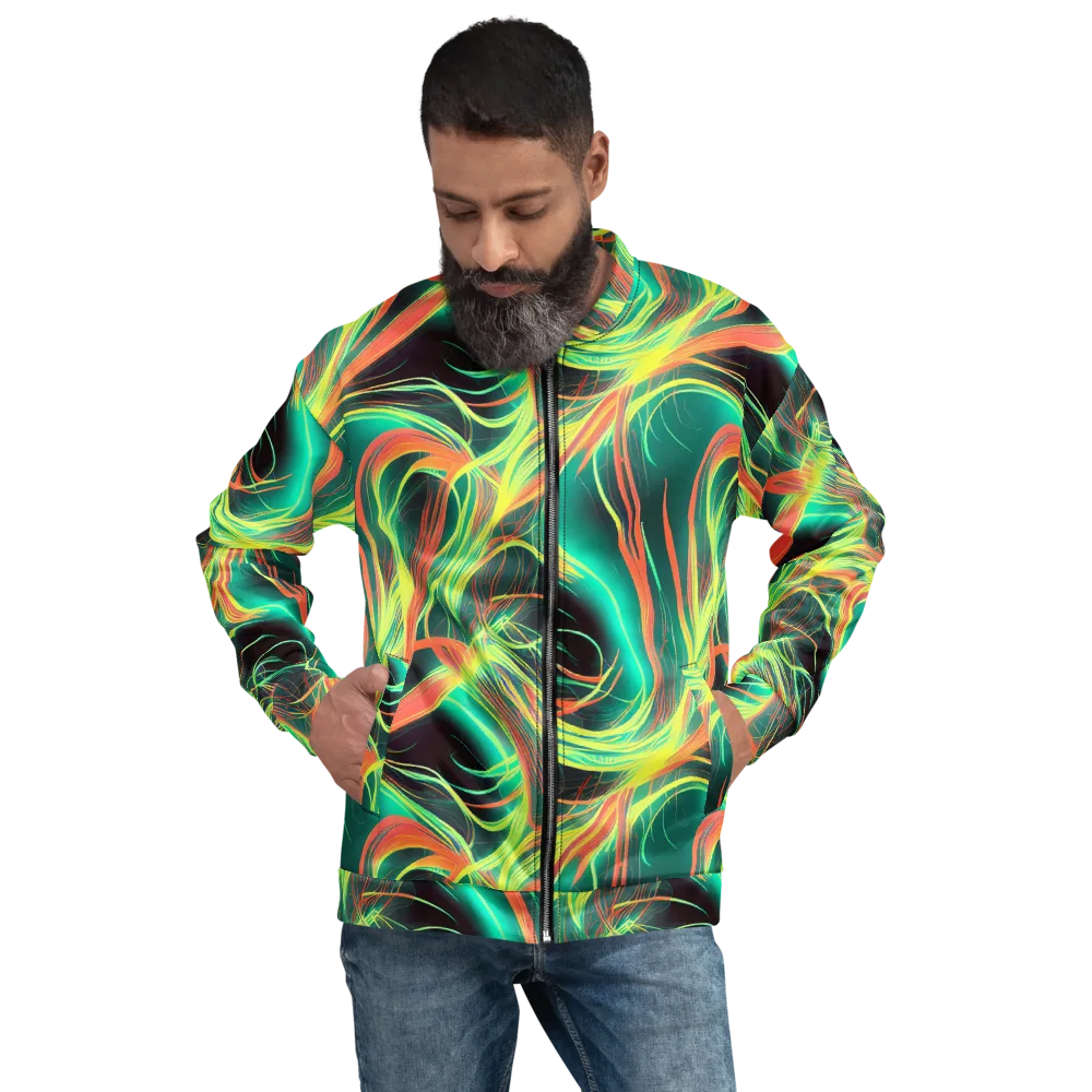 Vital Strands on Bomber Jacket — Front