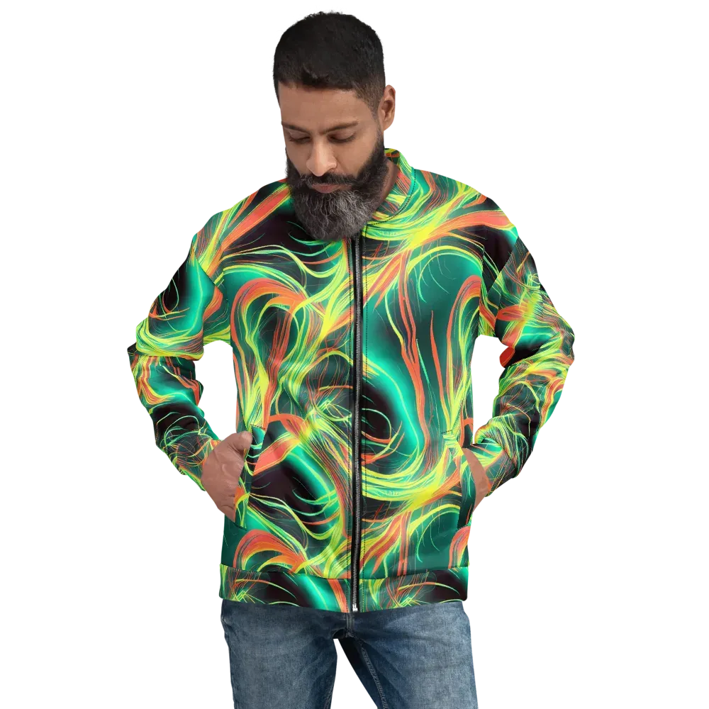 Vital Strands on Bomber Jacket — Front