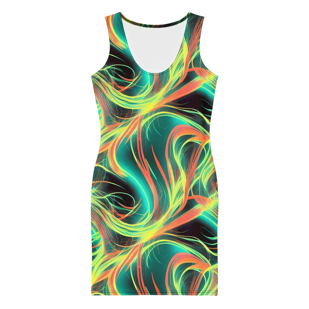 Vital Strands on Bodycon Dress — Front