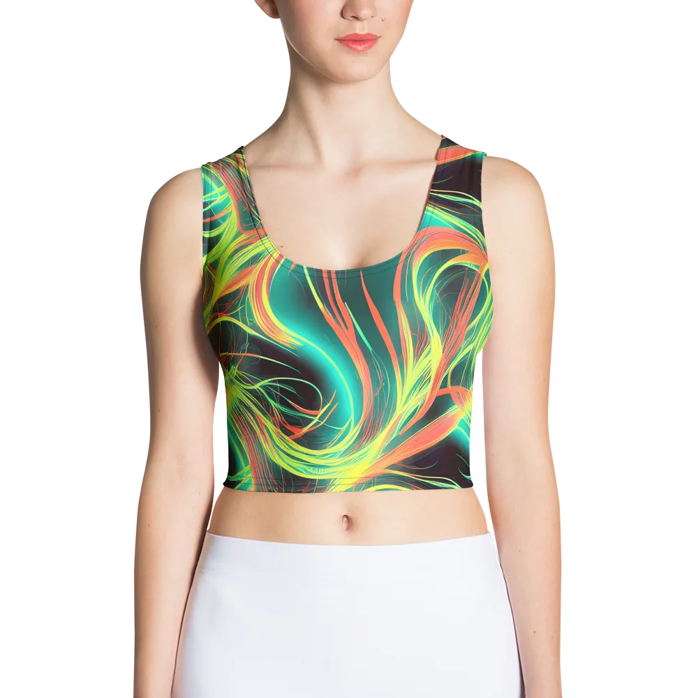 Vital Strands on Crop Top — Front
