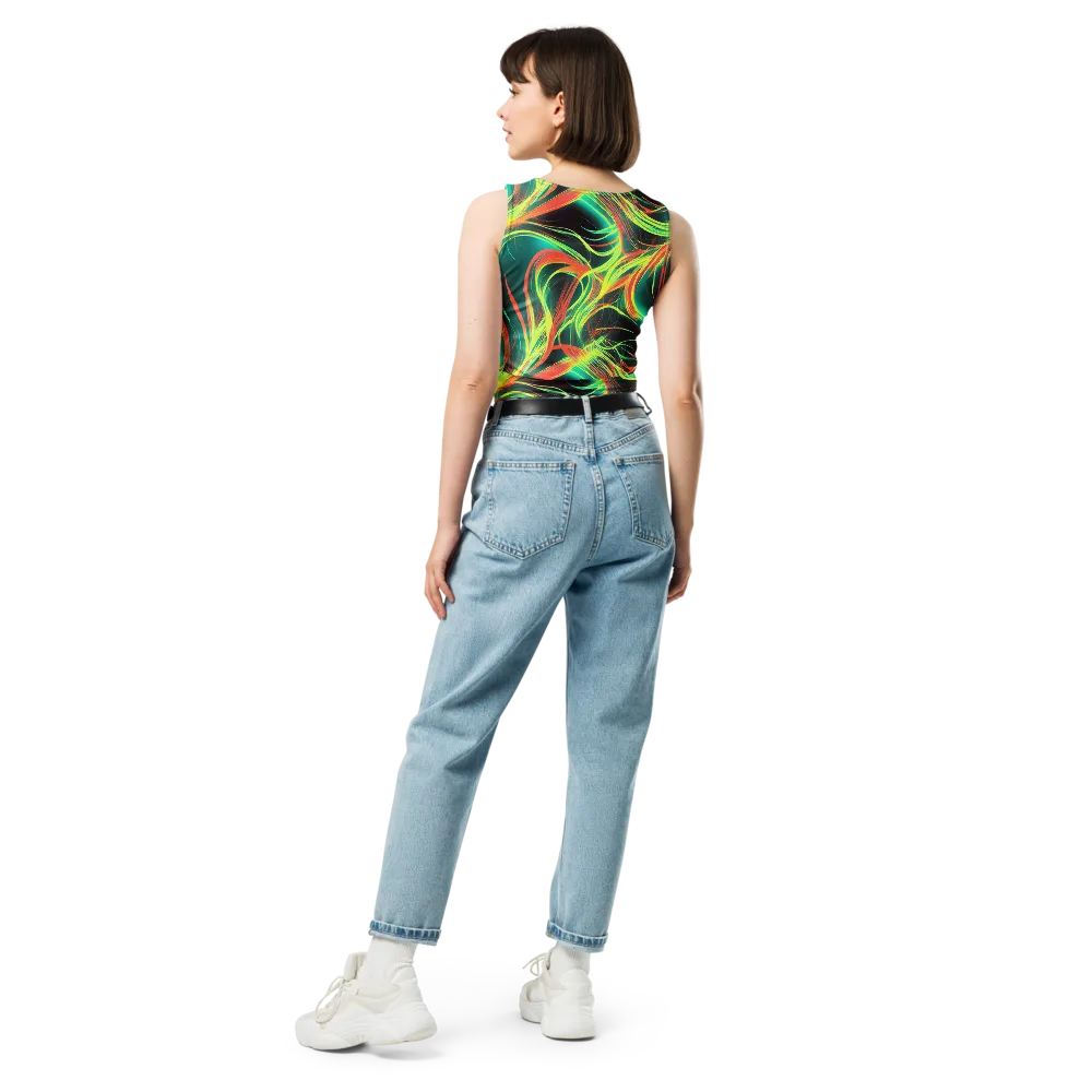 Vital Strands on Crop Top — Back