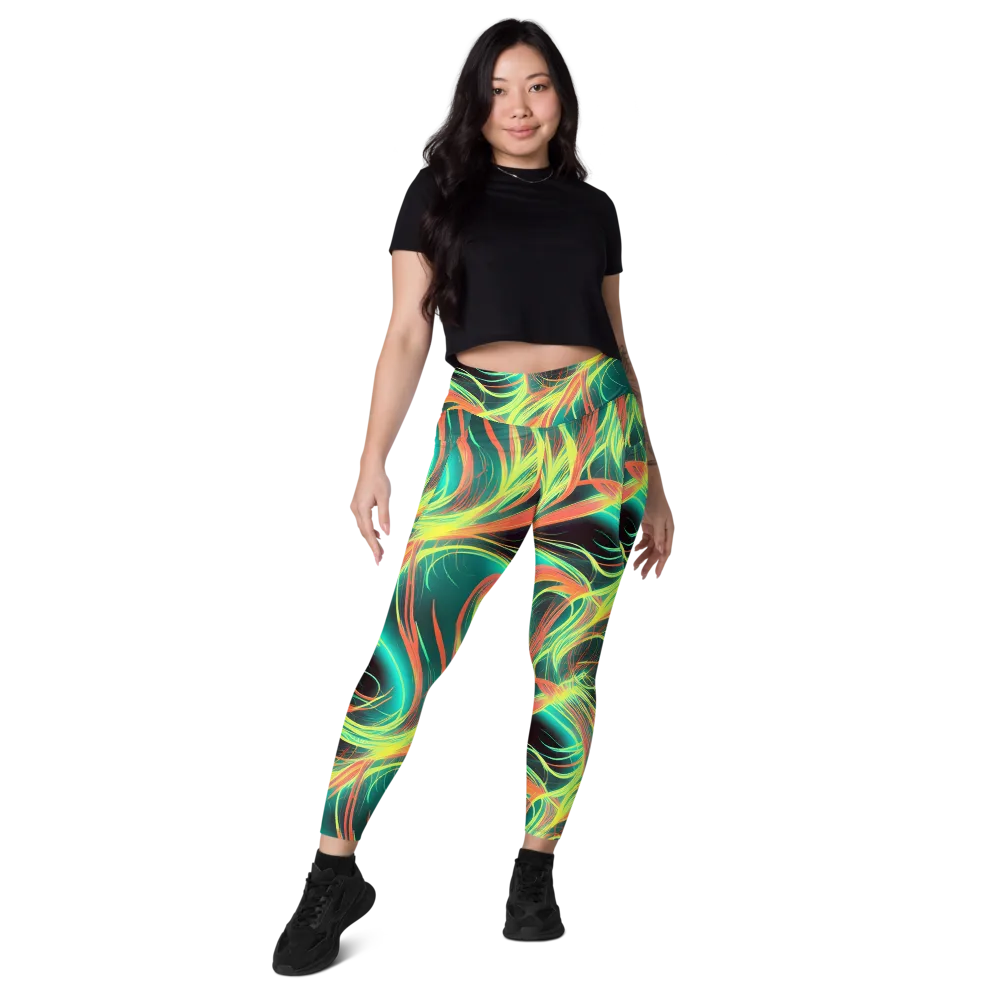 Vital Strands on Leggings with Pockets — Front