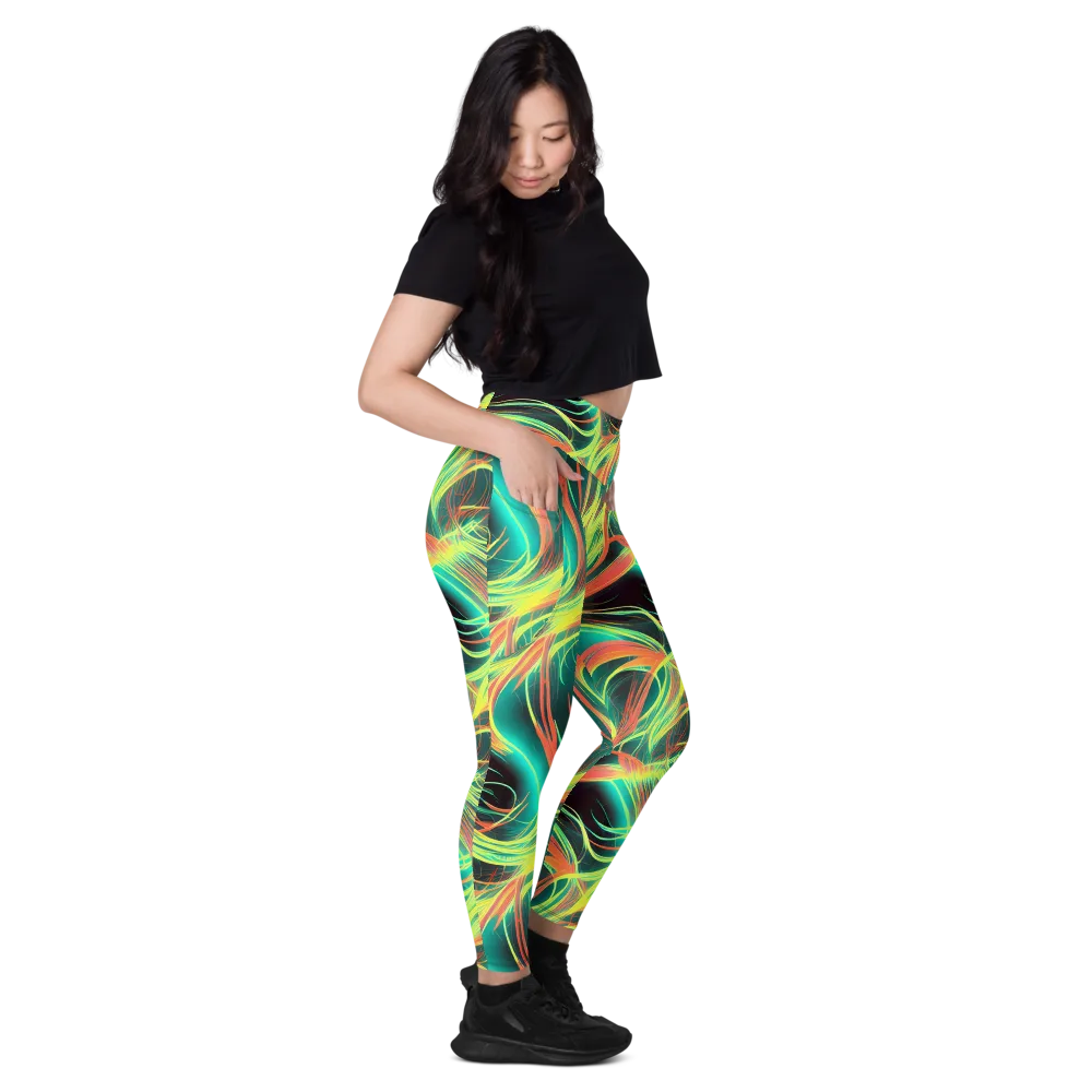 Vital Strands on Leggings with Pockets — Right