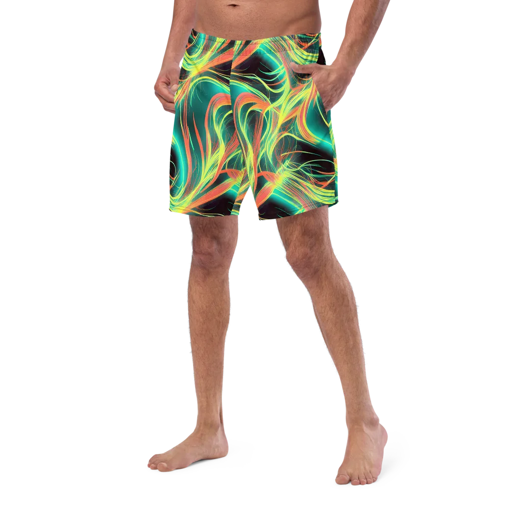 Vital Strands on Swim Trunks — Left Front