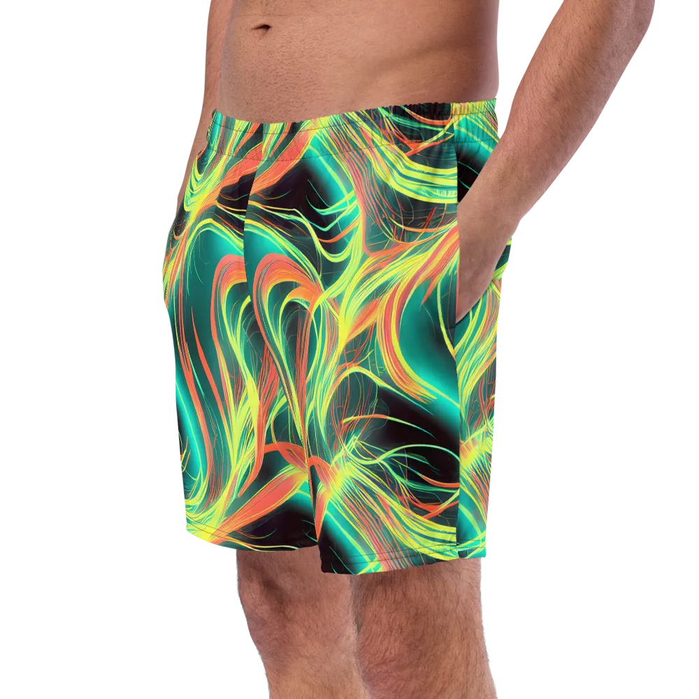 Vital Strands on Swim Trunks — Left Front