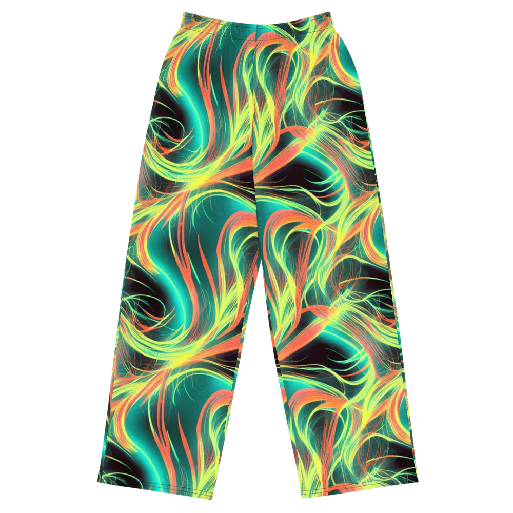 Vital Strands on Wide-Leg Pants — Front