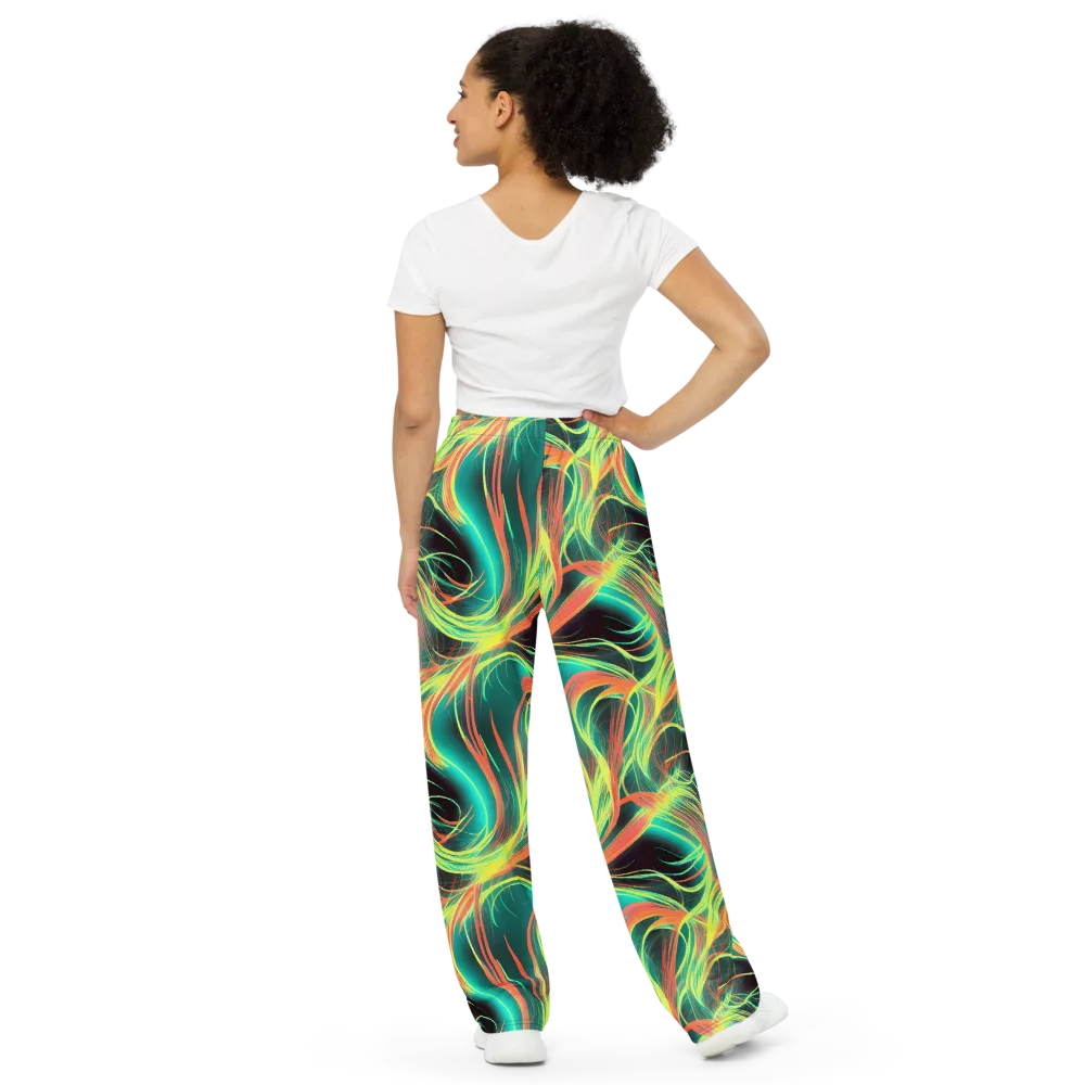 Vital Strands on Wide-Leg Pants — Back