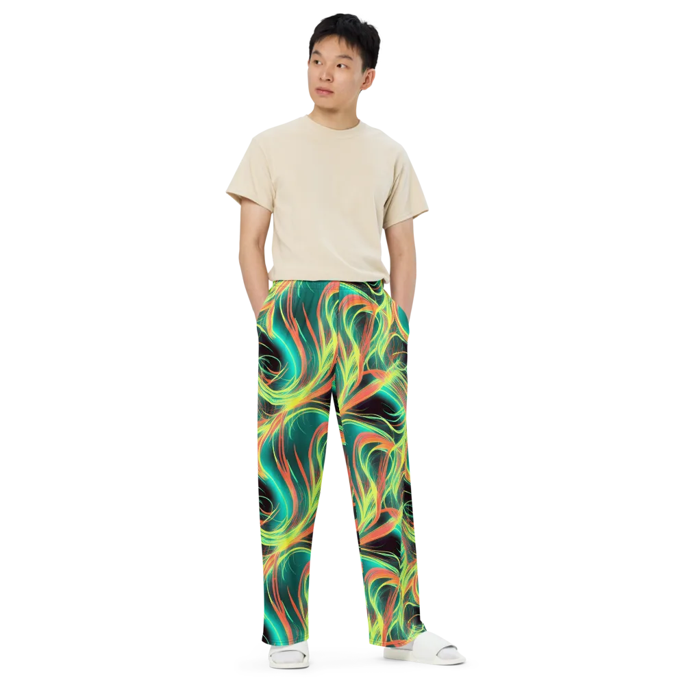 Vital Strands on Wide-Leg Pants — Front