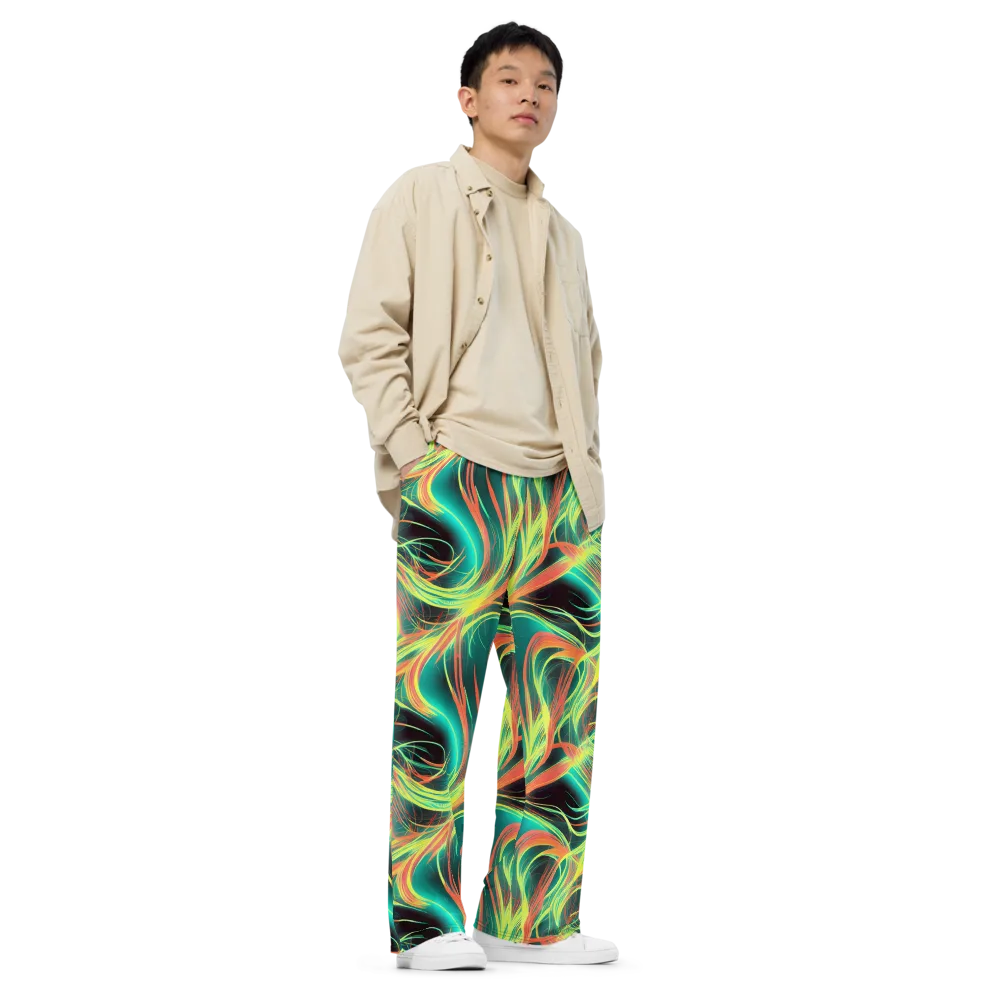 Vital Strands on Wide-Leg Pants — Right Front