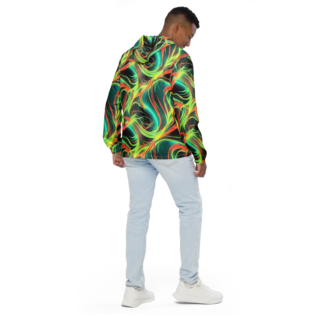 Vital Strands on Men's Windbreaker — Back