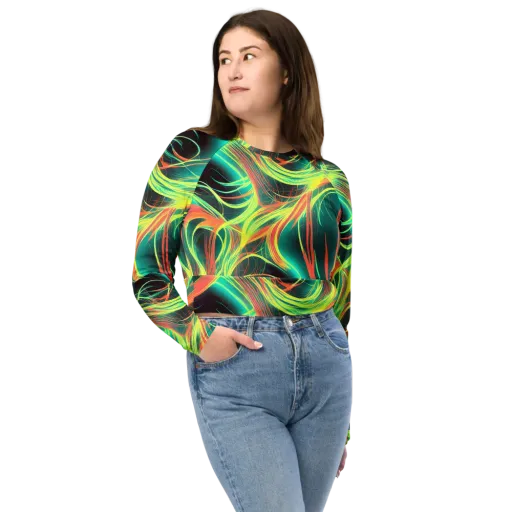 Vital Strands on a Long Sleeve Crop Top