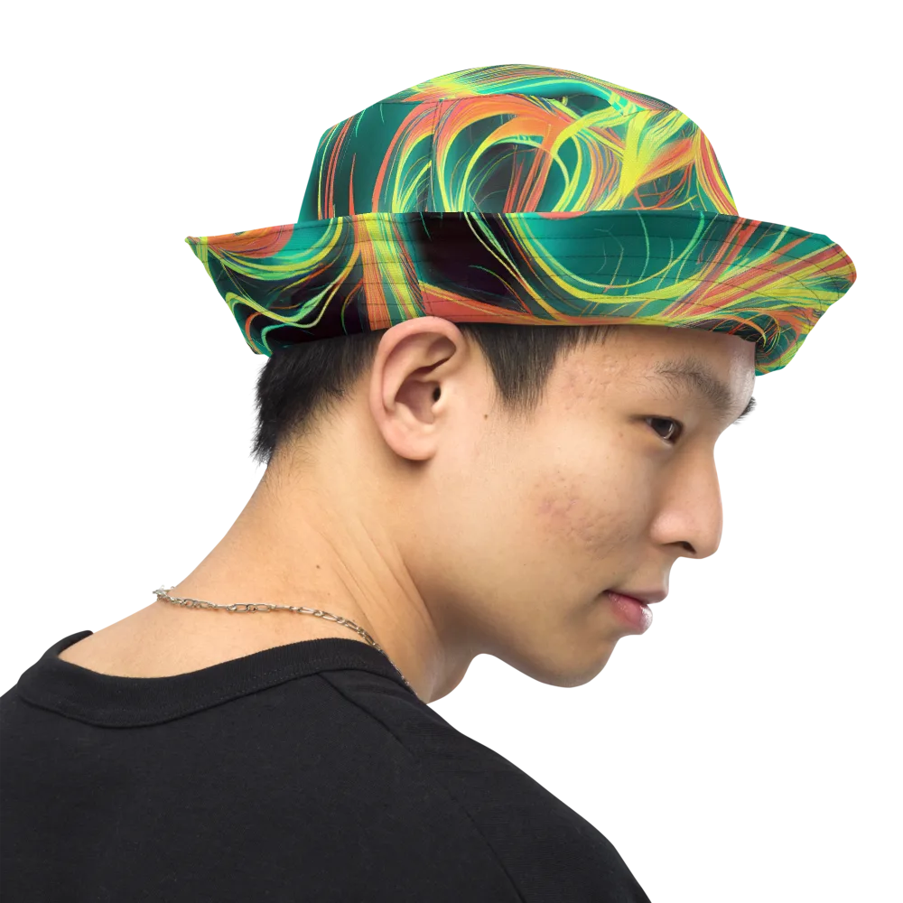 Vital Strands on Reversible Bucket Hat — Right Outside