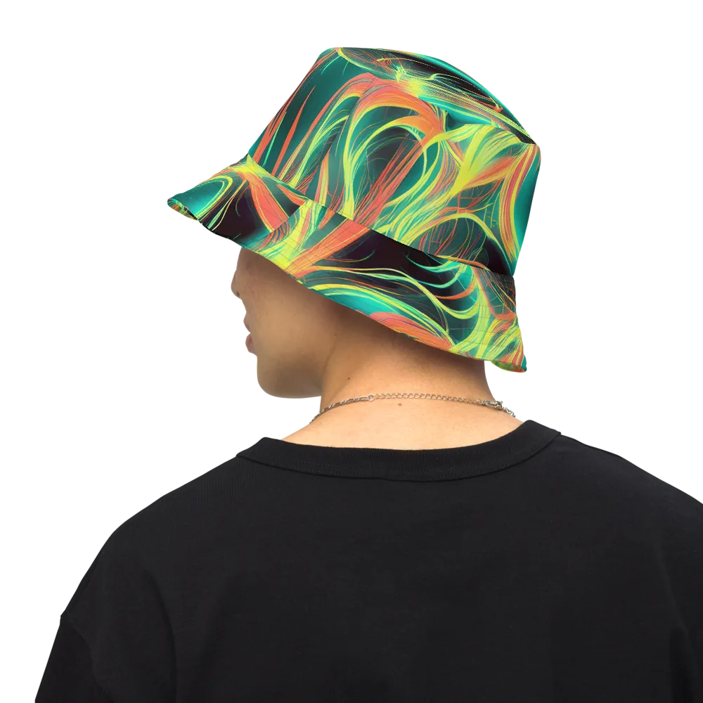 Vital Strands on Reversible Bucket Hat — Back Inside