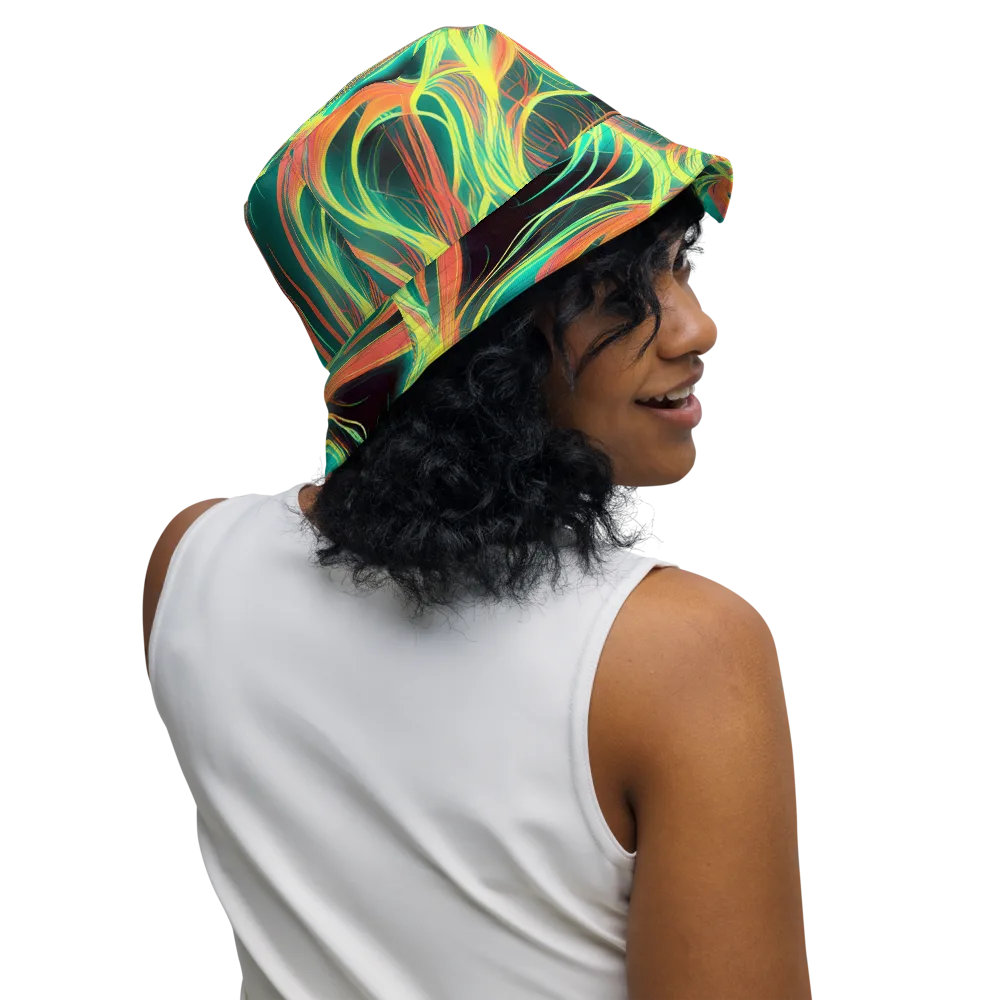 Vital Strands on Reversible Bucket Hat — Right Outside