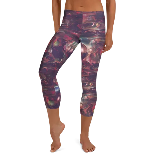 Vortex Strands on a Capri Leggings