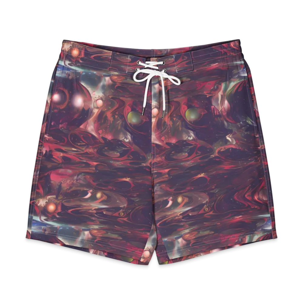 Vortex Strands on Men's Board Shorts — Front