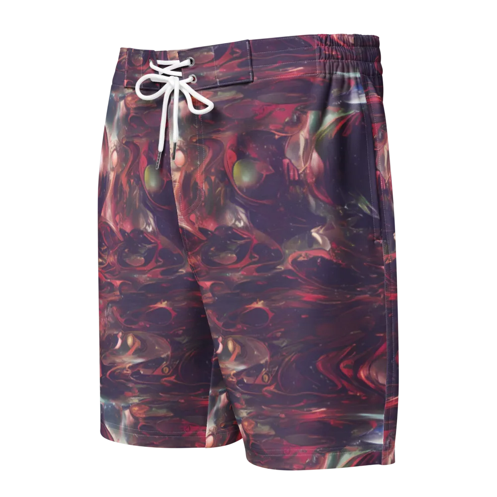 Vortex Strands on Men's Board Shorts — Front