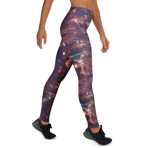 Vortex Strands on a Yoga Leggings