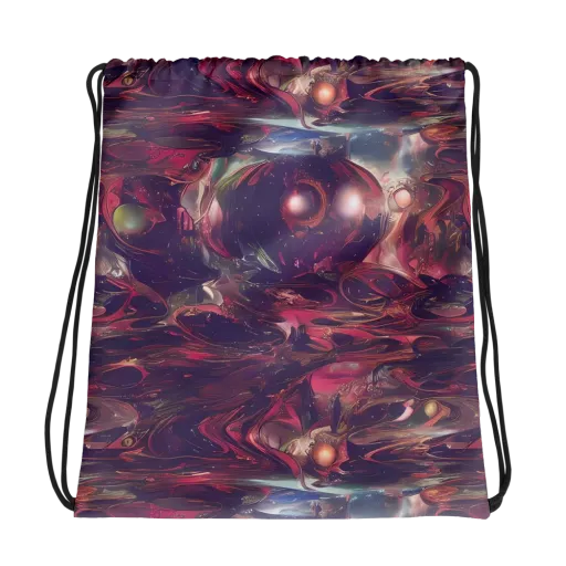 Vortex Strands on a Drawstring Bag