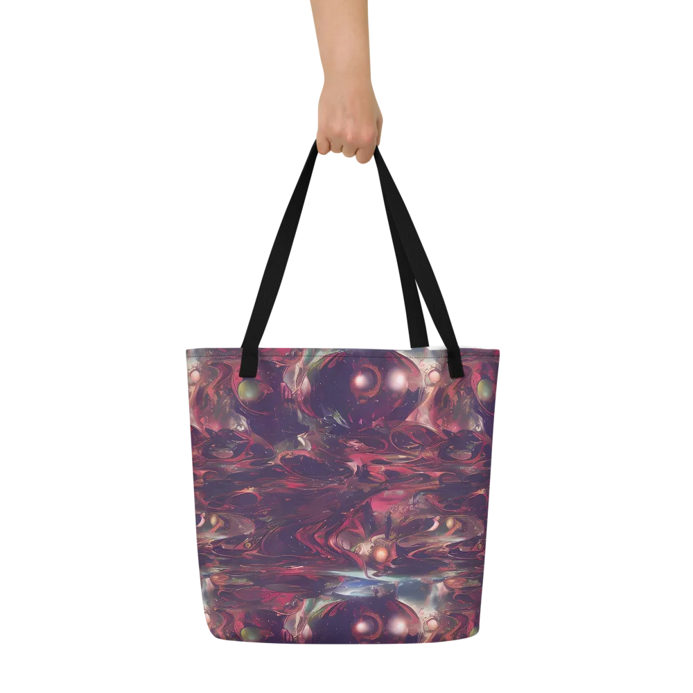 Vortex Strands on Large Tote Bag W/ Pocket — Front