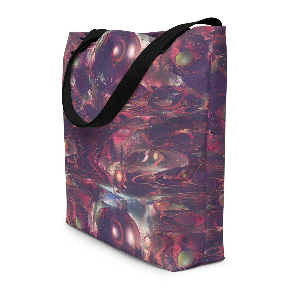 Vortex Strands on Large Tote Bag W/ Pocket — Front