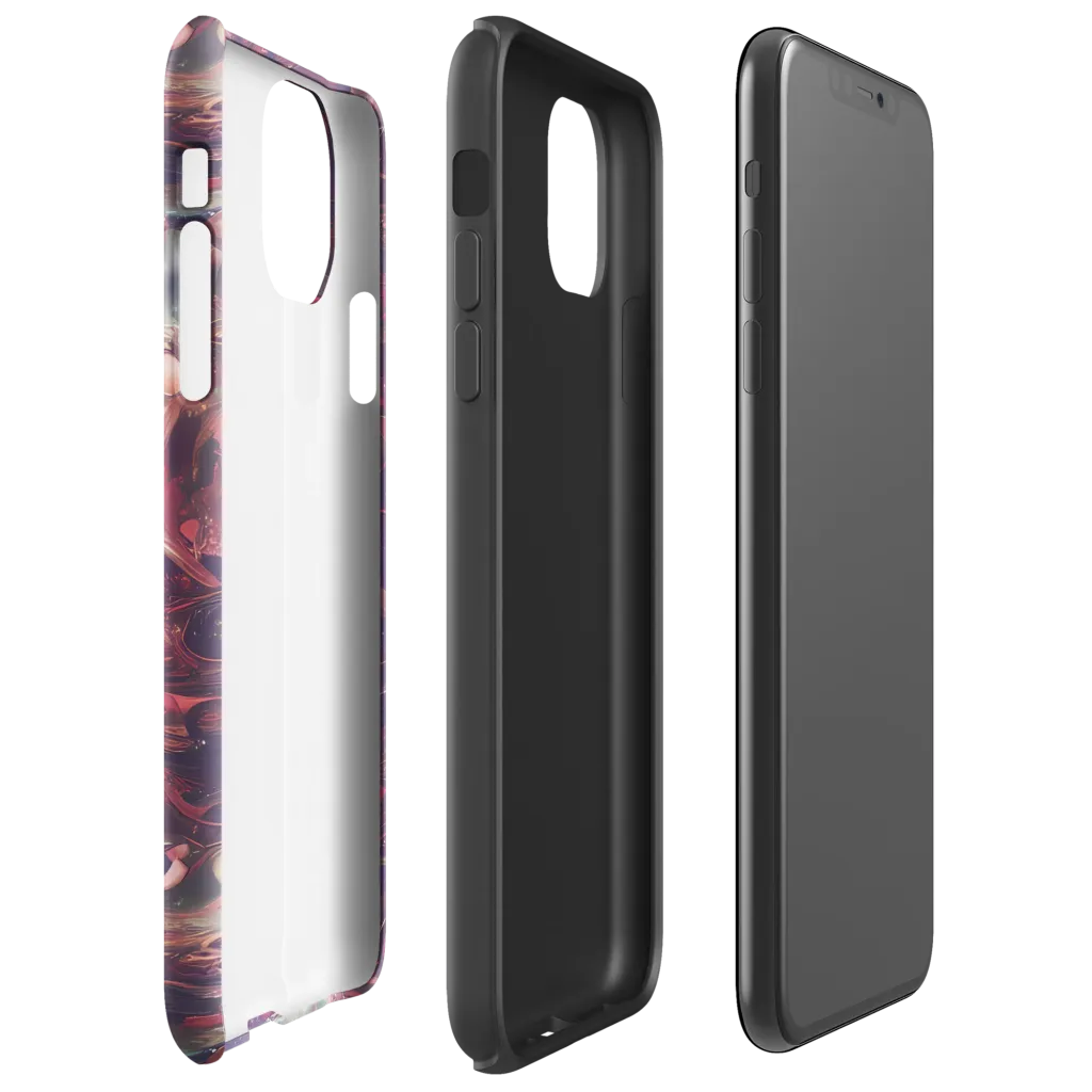 Vortex Strands on Tough Case for iPhone® — Right