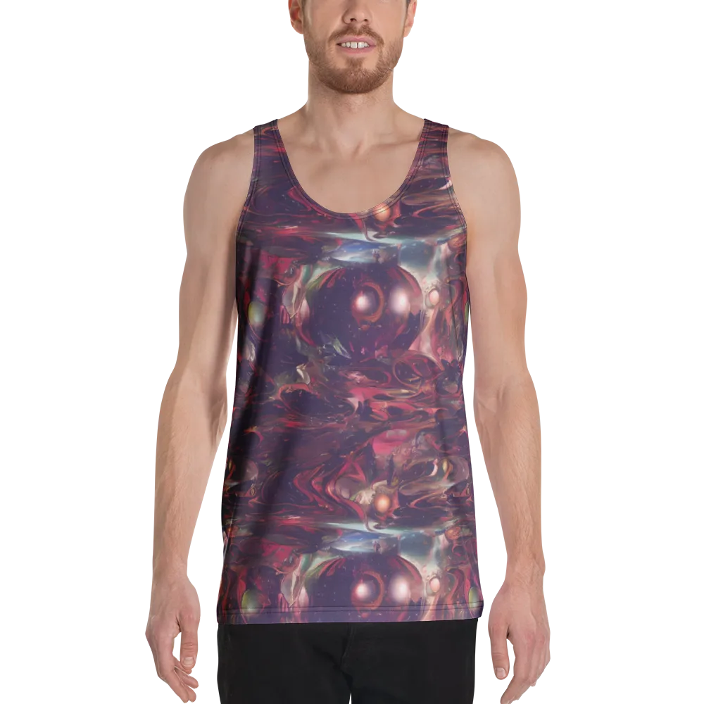 Vortex Strands on Men's Tank Top — Front