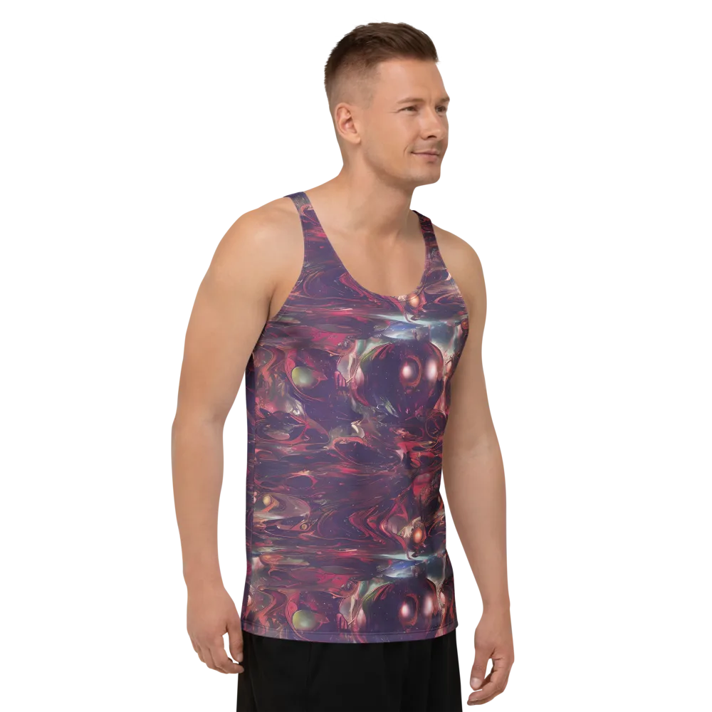 Vortex Strands on Men's Tank Top — Right Front