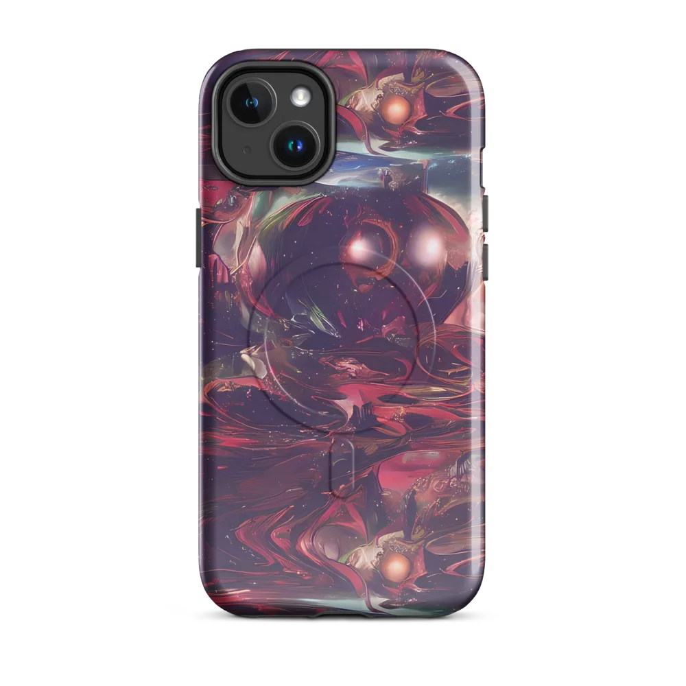 Vortex Strands on MagSafe Tough Case for iPhone® — Front
