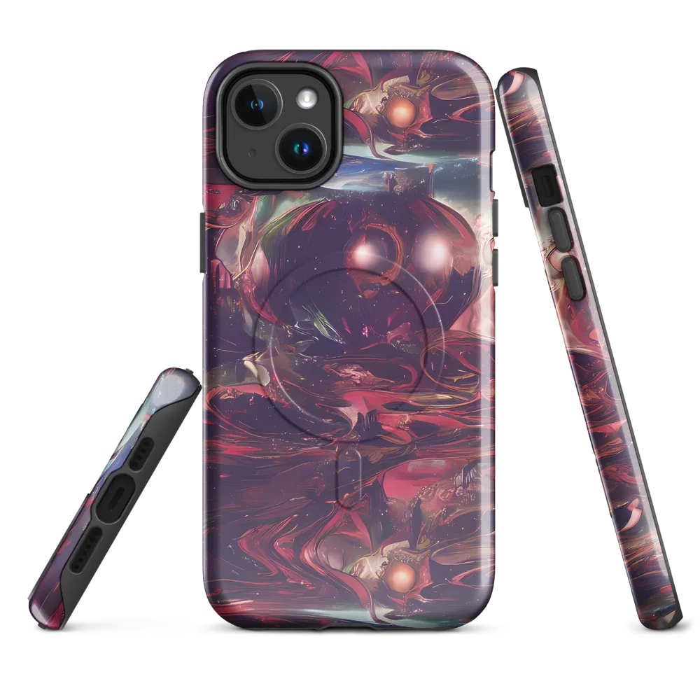 Vortex Strands on MagSafe Tough Case for iPhone® — Front