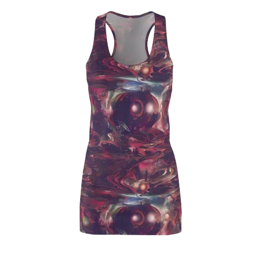 Vortex Strands on a Racerback Dress