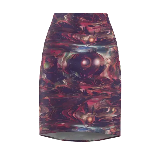 Vortex Strands on a Pencil Skirt