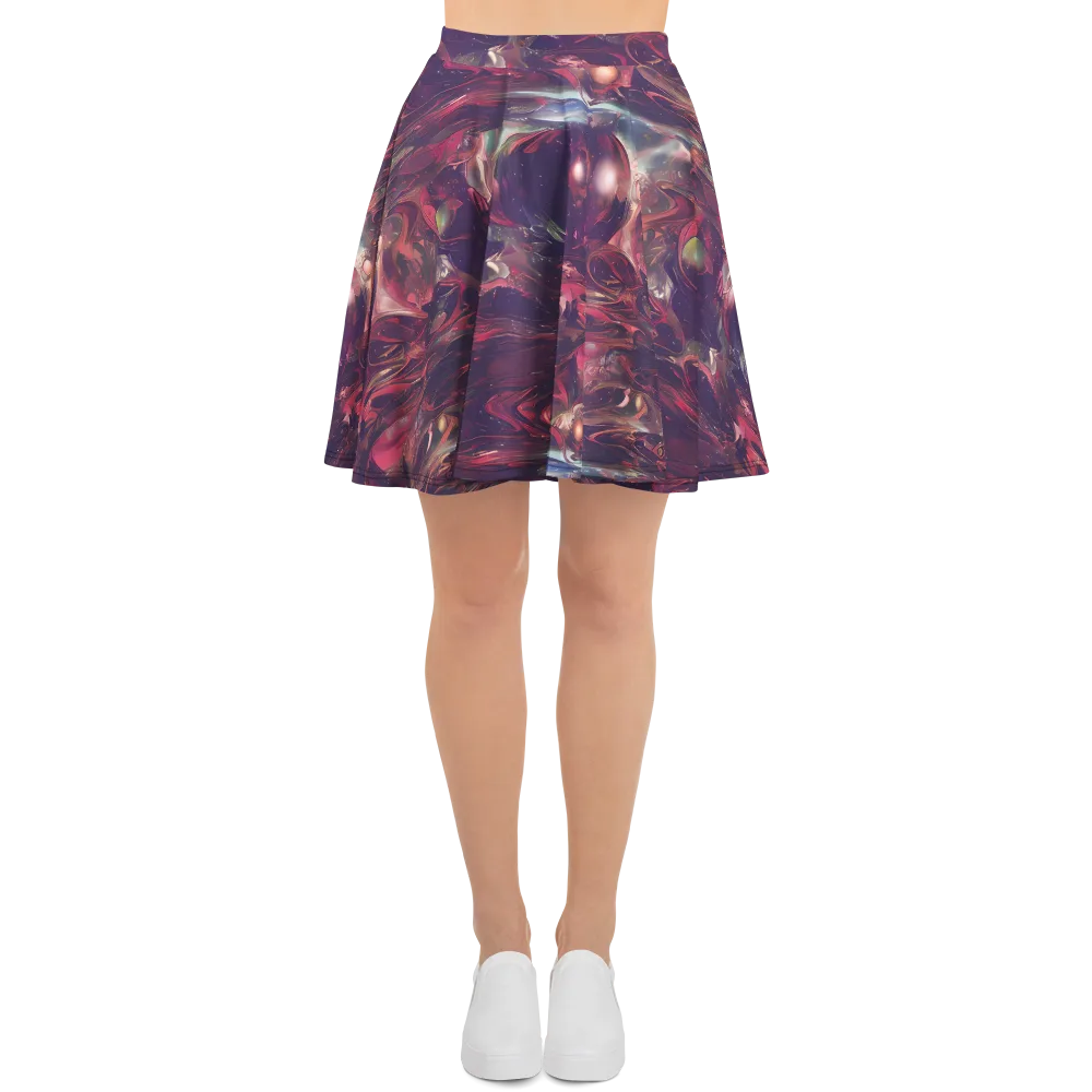 Vortex Strands on Skater Skirt — Front