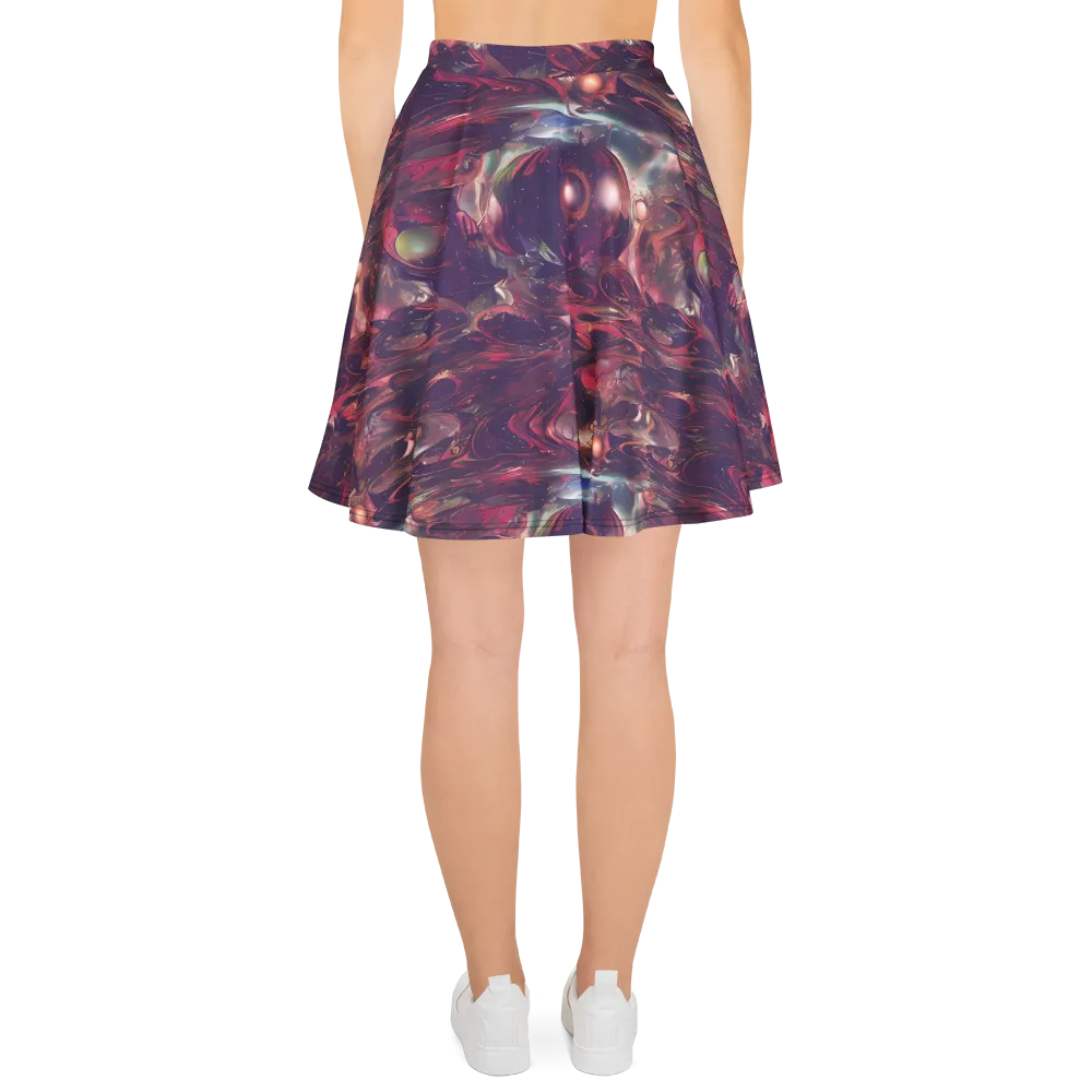 Vortex Strands on Skater Skirt — Back