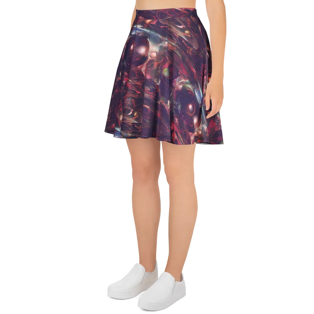 Vortex Strands on Skater Skirt — Left