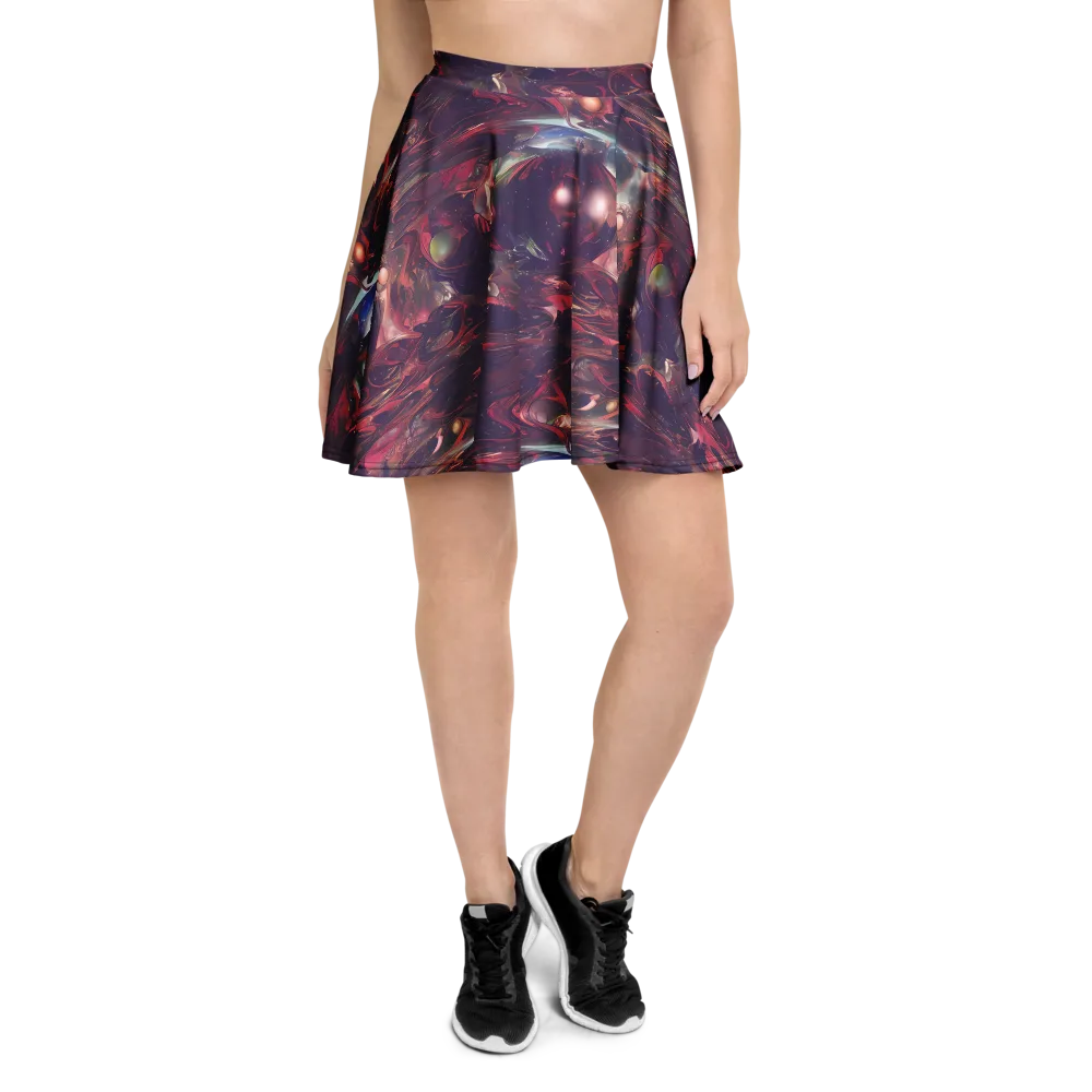 Vortex Strands on Skater Skirt — Front