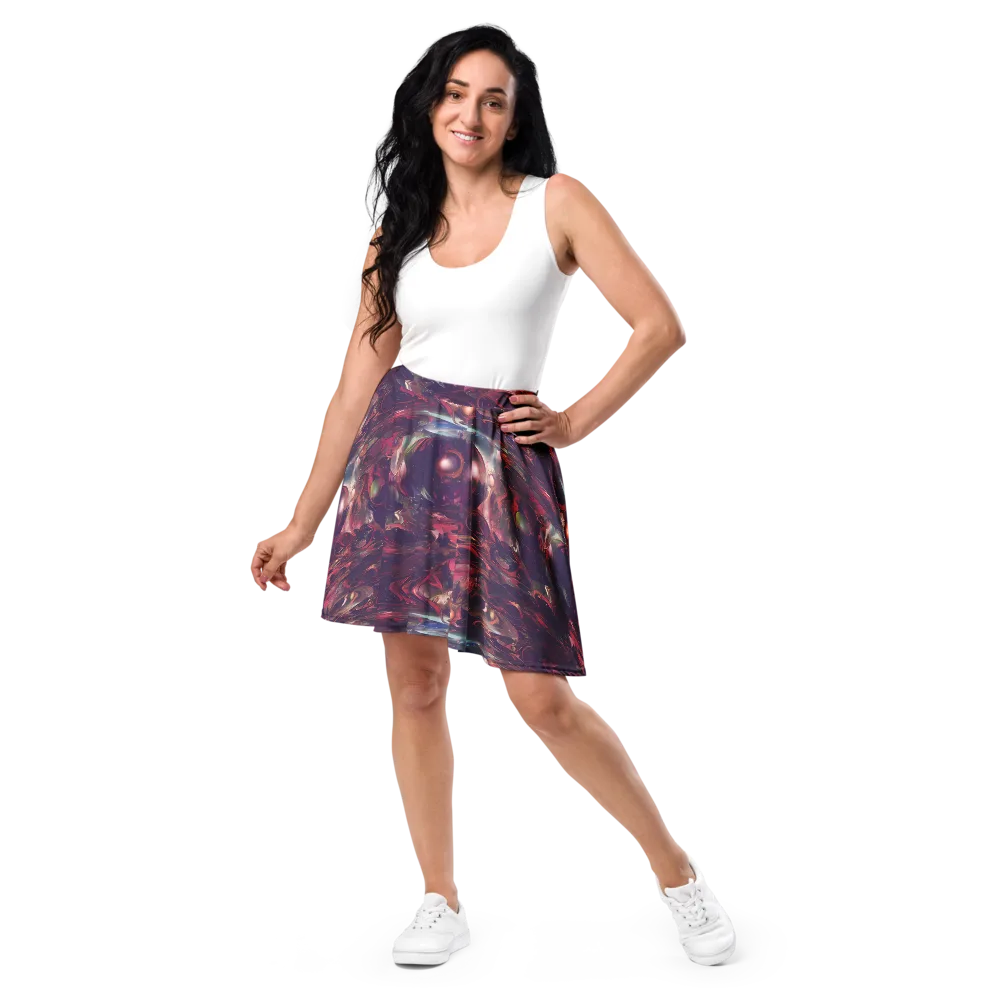 Vortex Strands on Skater Skirt — Front